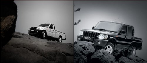 Mahindra's new pickup trucks.