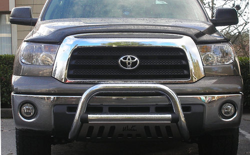 Toyota Tundra Westin Bull Bar with skid plate.
