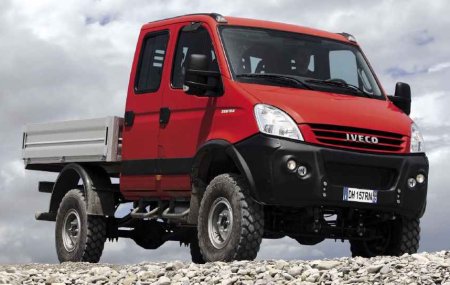 The Iveco Daily 4x4 pickup, sold in the UK.
