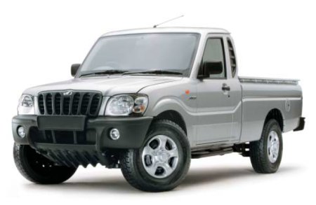 Mahindra's new two-door value-priced diesel truck.