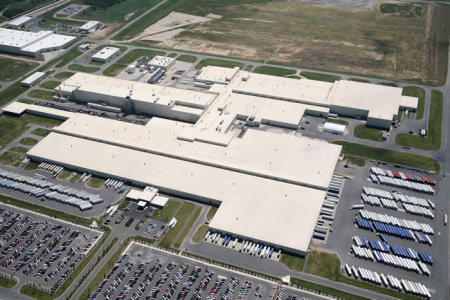 Toyota's San Antonio plant from the air.