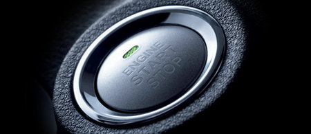 The Lexus push button starter