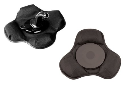 Friction or "bean-bag" GPS mounts are a popular alternative to the standard windshield mount.