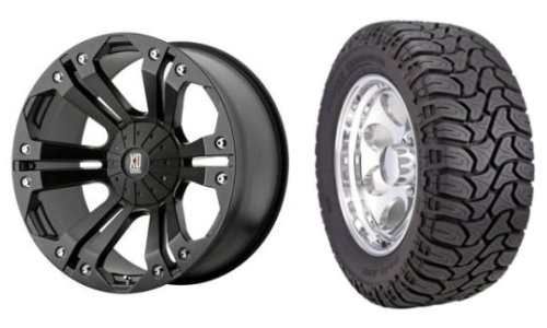Baja ATZ tires and Monster XD wheels