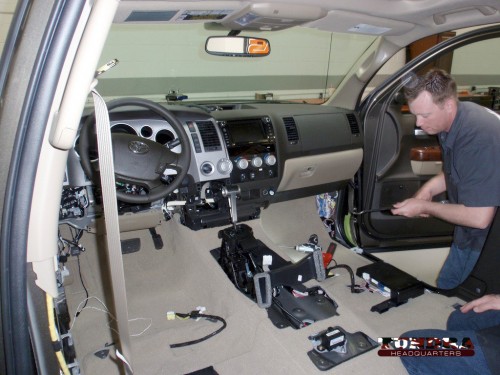 2010 Toyota Tundra crew with seats removed
