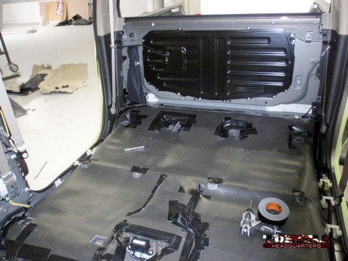 New, improved sound deadening material in 2010 Tundra Crew