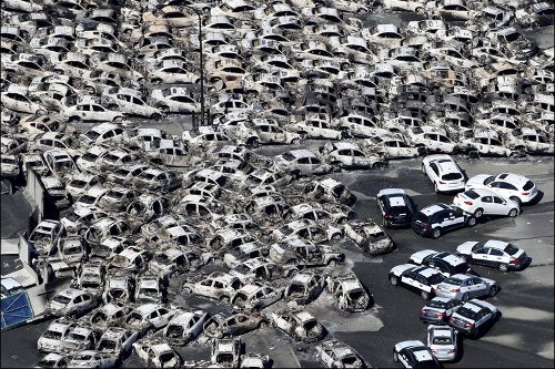 Japan tsunami ruined cars export