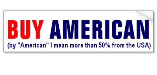 F-150 Buy American Bumper Sticker