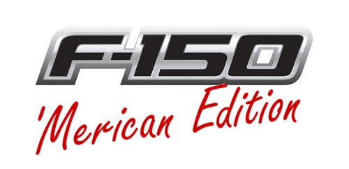 Ford F-150 Merican edition logo