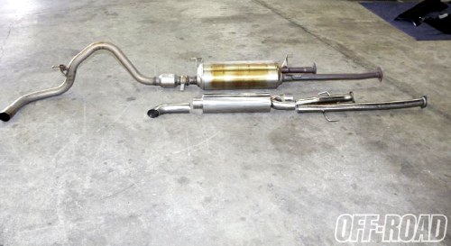 Tundra cat-back exhaust system installation