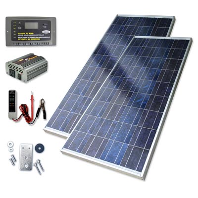 Sunforce solar panel kit for RVs