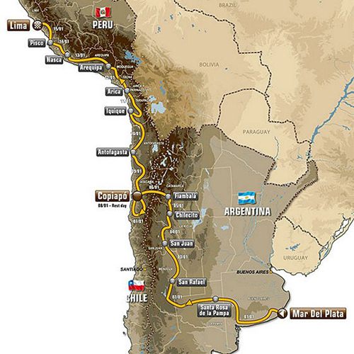 2012 Dakar Rally Sports Toyota Tundra Team