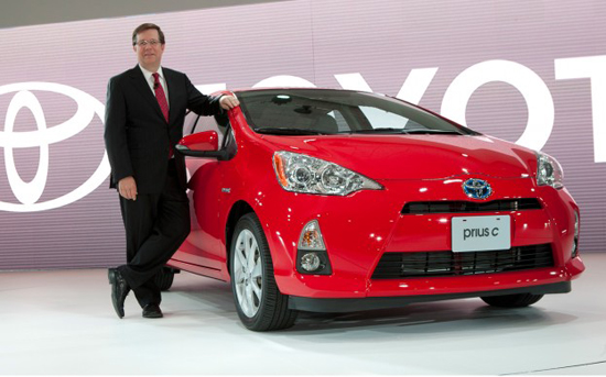 Toyota CEO Speaks at N.Y. Auto Show