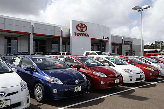 Toyota Posts Big Increase