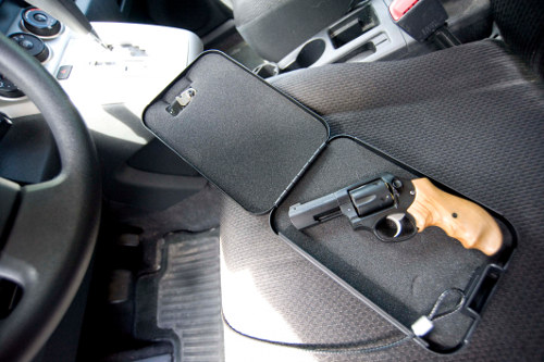 Car mount gun safe