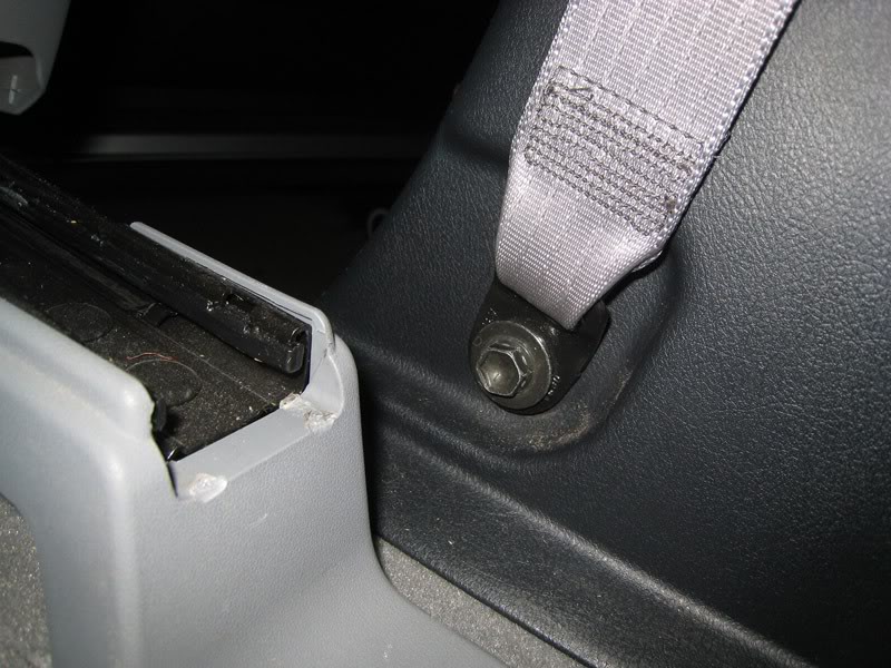 Step 4: Remove the Seat Belt Bolt