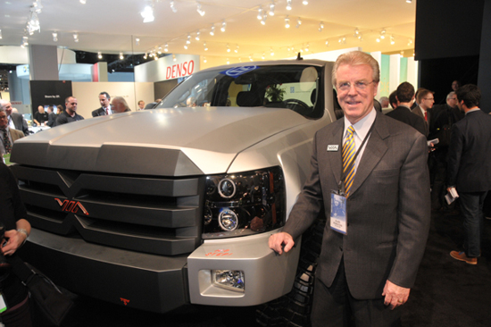 2013 NAIAS Full-Size Truck Wrap - VIA Motors