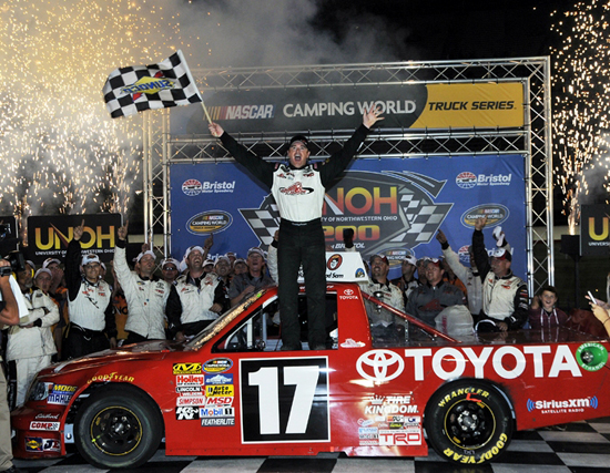 NASCAR Truck Series Red Horse Racing Toyota Tundra Win