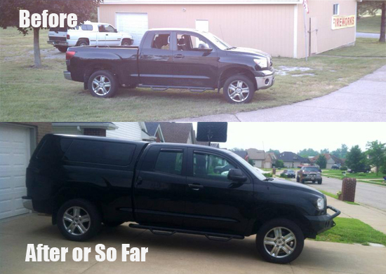 Project Big Black DC Tundra - Before and After