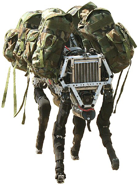BigDog robotic pack mule