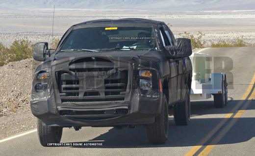 Ford F-Series Prototype Reduced to Ashes