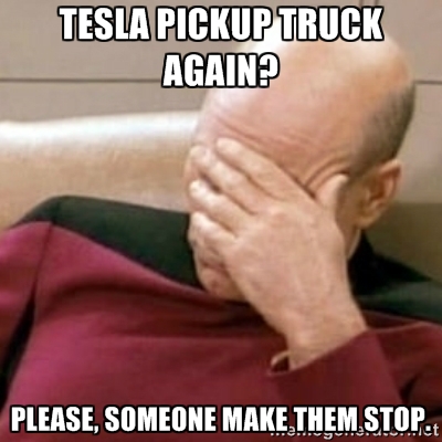 Tesla truck rumor nonsense