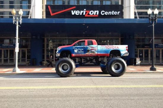 Two Tundra Monster Trucks Stomp Into SEMA