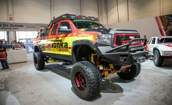 Two Tundra Monster Trucks Stomp Into SEMA