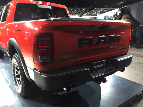 While Toyota and Ford have been stamping there name on the tailgate, Ram glued on the letters. We see owners pulling these off ASAP.