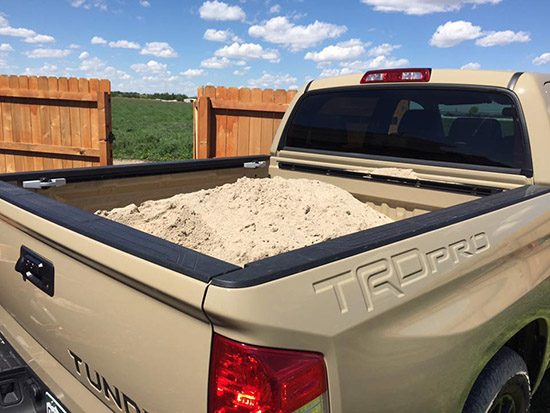 Landscaping with the 2016 Toyota Tundra TRD PRO